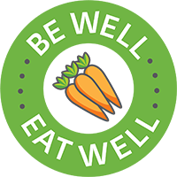 Logo for Be Well Eat Well program
